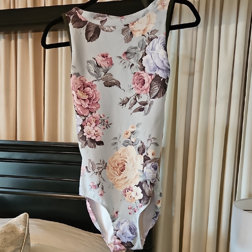 Eleve Dancewear Large Floral Leotard